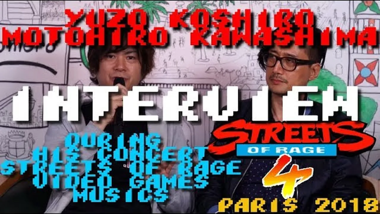 INTERVIEW 2019 YUZO KOSHIRO (STREETS OF RAGE 4 ?) SUBTITLES ENGLISH & FRENCH