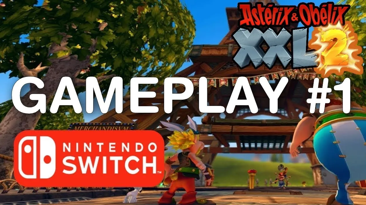 ASTERIX & OBELIX XXL 2 Remastered 2018 GAMEPLAY Nintendo Switch (1080p 60fps)