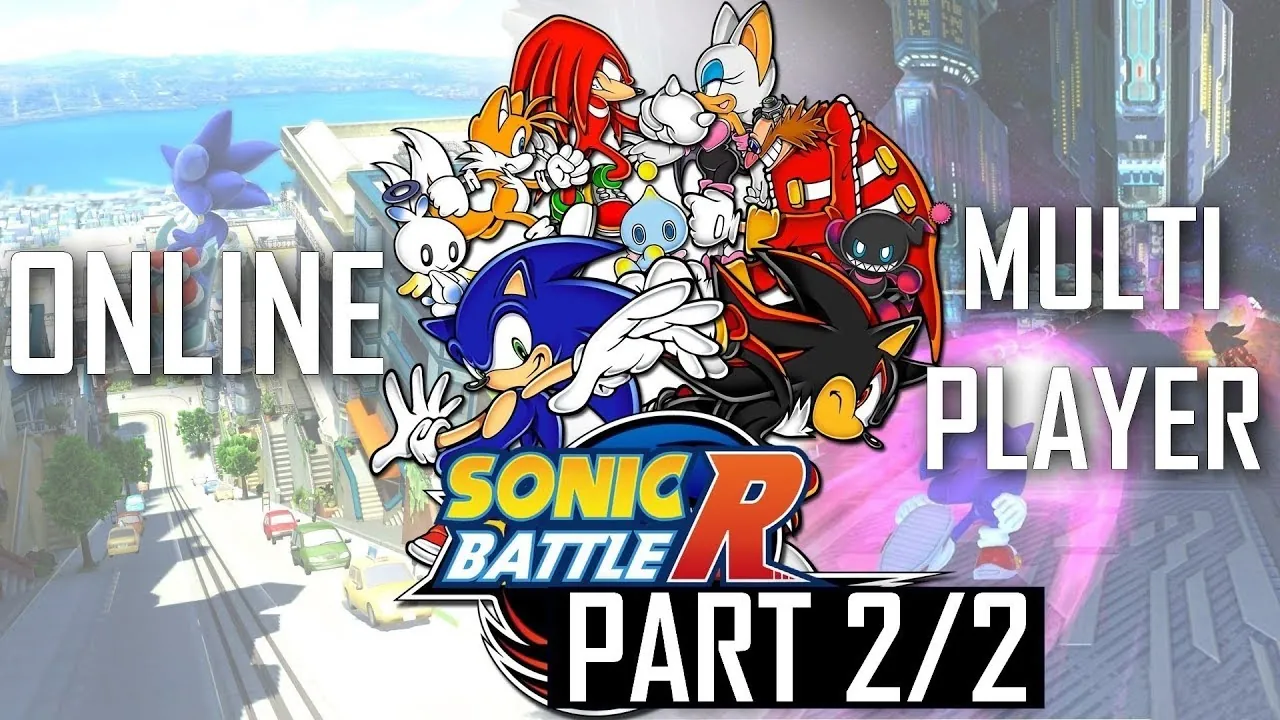 SONIC BATTLE R ONLINE 2019 - MULTIPLAYER RACES SONIC ADVENTURE AND HEROES MAPS ! PART 2/2