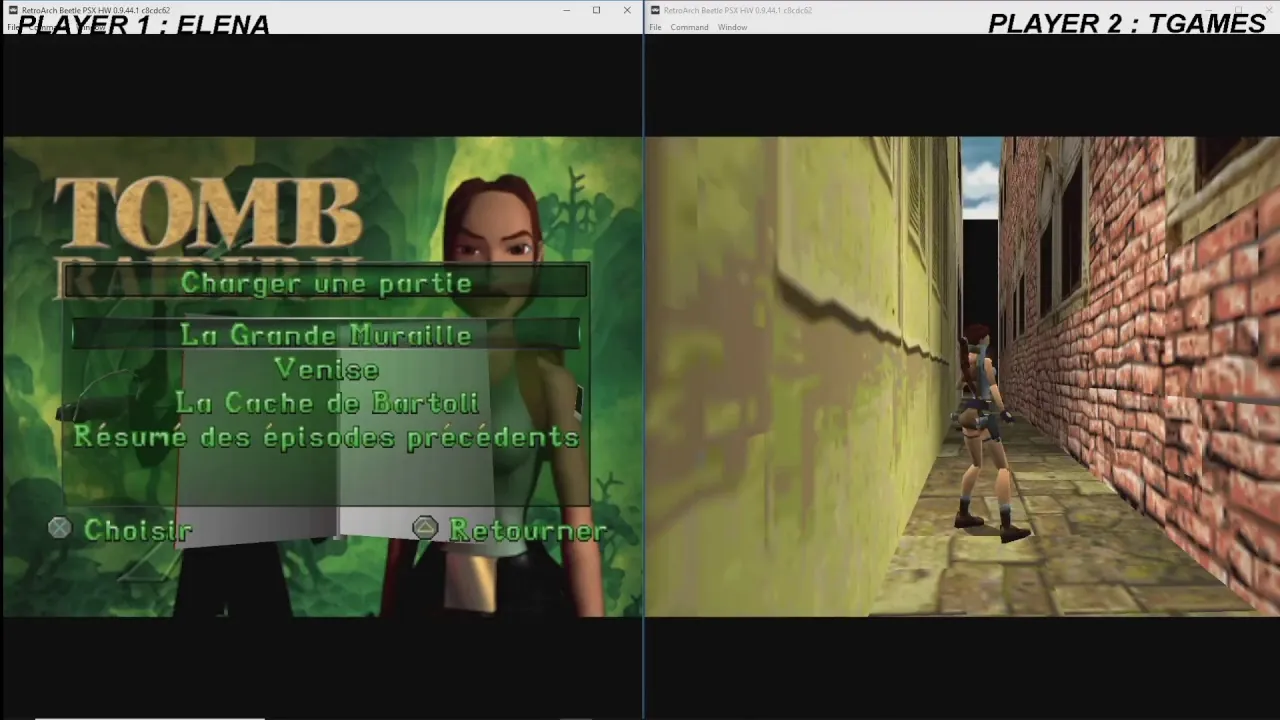 Tomb Raider 2 ONLINE 2PLAYERS VERSUS #1 [PC 1080p]