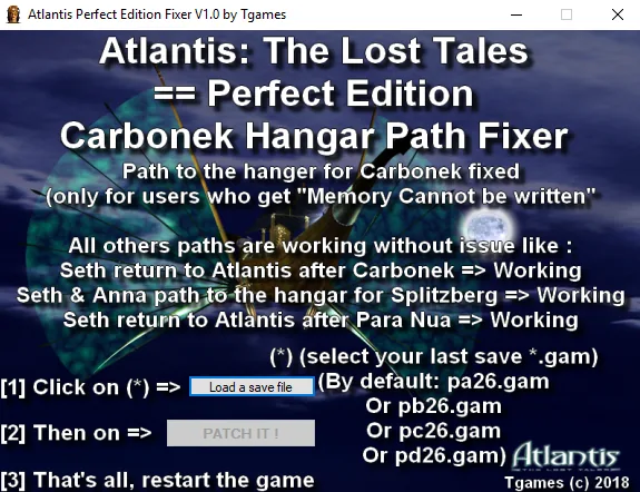 Atlantis The Lost Tales/Secret d'un monde oublié - Windows10