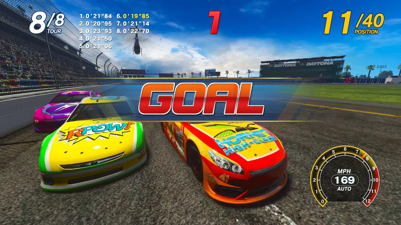 Daytona USA 3 (2017) - Working PC Controls Playthrough Windows 10 Français [1080p 60fps]
