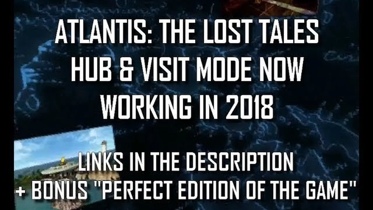 [NEW 2018] Atlantis The Lost Tales "HUB & VISIT MODE" *UPDATE V2.1* Review PC Windows 10 (CRYO 1997)