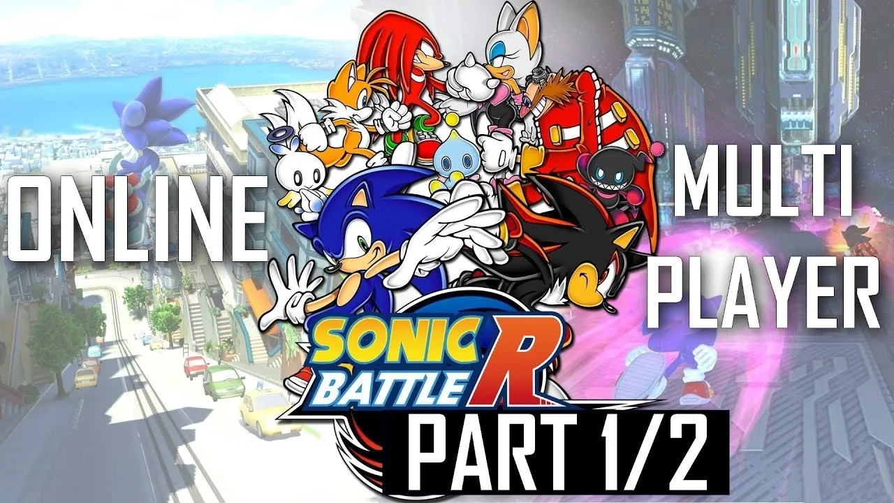 SONIC BATTLE R ONLINE 2019 - MULTIPLAYER RACES SONIC ADVENTURE AND HEROES MAPS ! PART 1/2